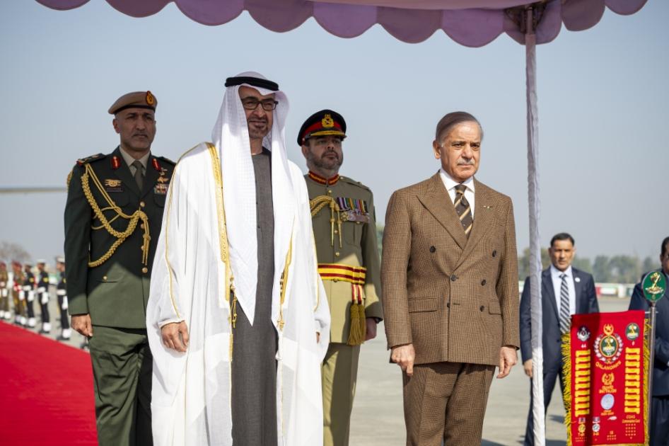 محمد بن زايد: الإمارات حريصة على توسيع آفاق تعاونها مع باكستان