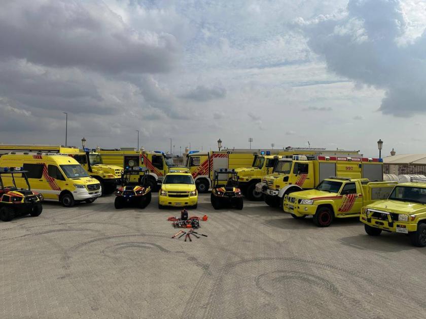 «دفاع مدني الشارقة»: 98.3% نسبة الثقة بمراكز الإطفاء