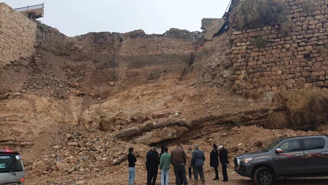 الأردن يدرس أسباب انهيار سور المدينة الأثرية في الكرك