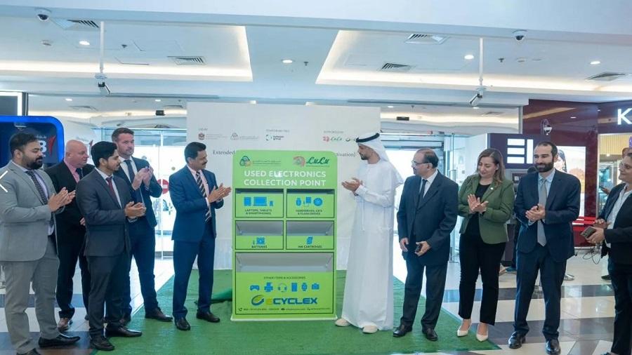 مجموعة تدوير تشارك في فعالية إطلاق نقاط جمع الأجهزة الإلكترونية المستعملة في لولو هايبرماركت