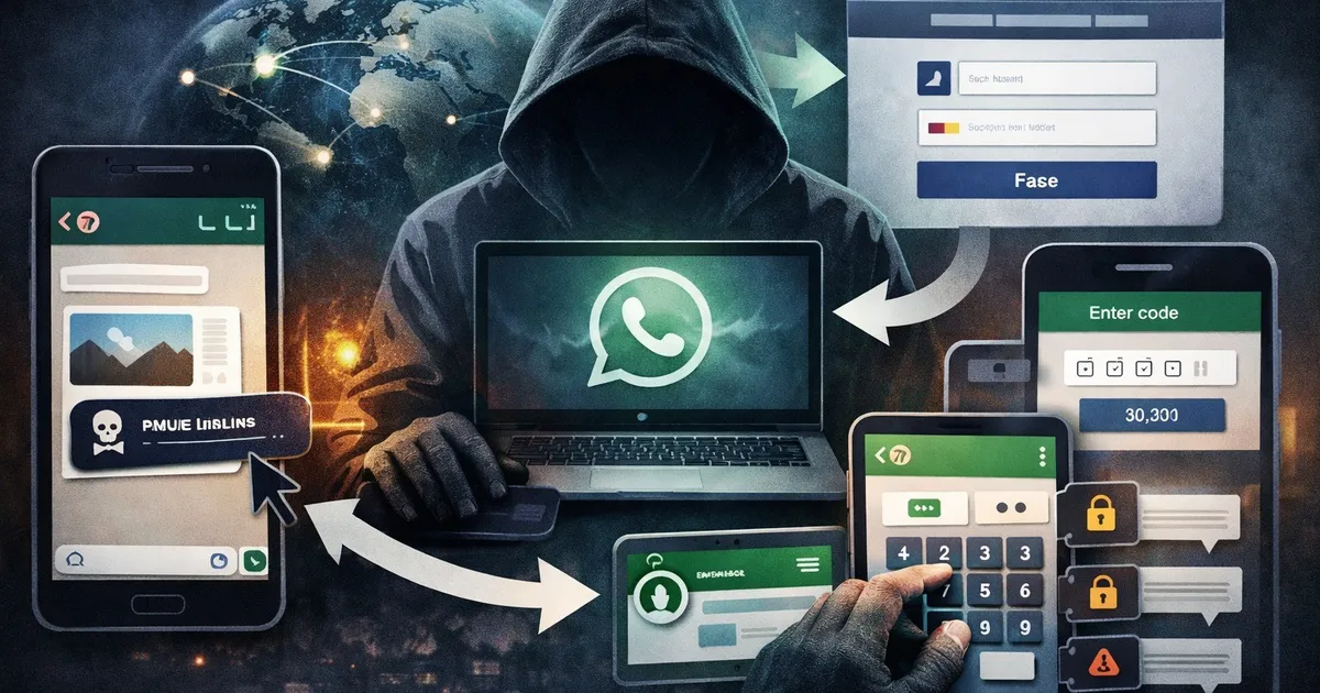 تعرف على آلية عمل هجوم ghostpairing للاستيلاء على واتساب