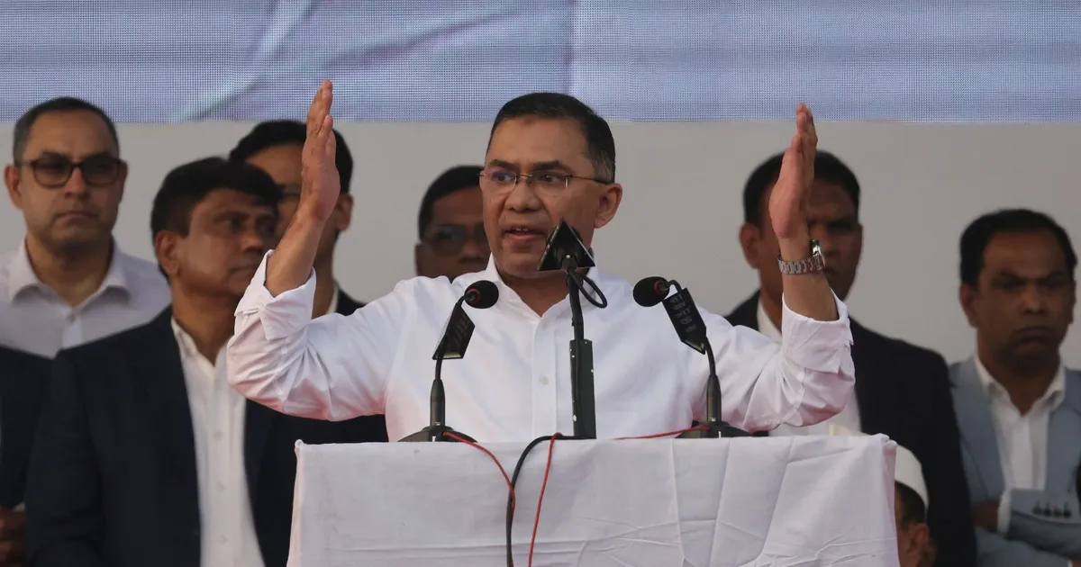 طارق رحمن المرشح لرئاسة حكومة بنجلادش يعود من المنفى