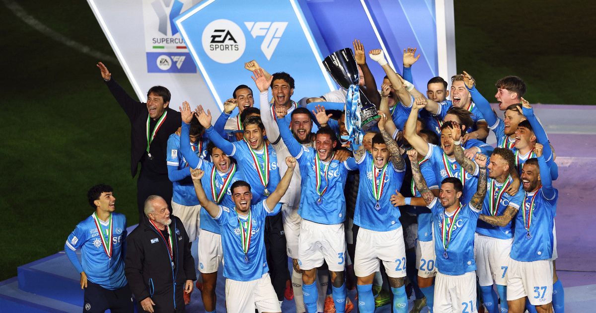 نابولي يهزم بولونيا ويحقق لقبه الثالث في كأس السوبر الإيطالي