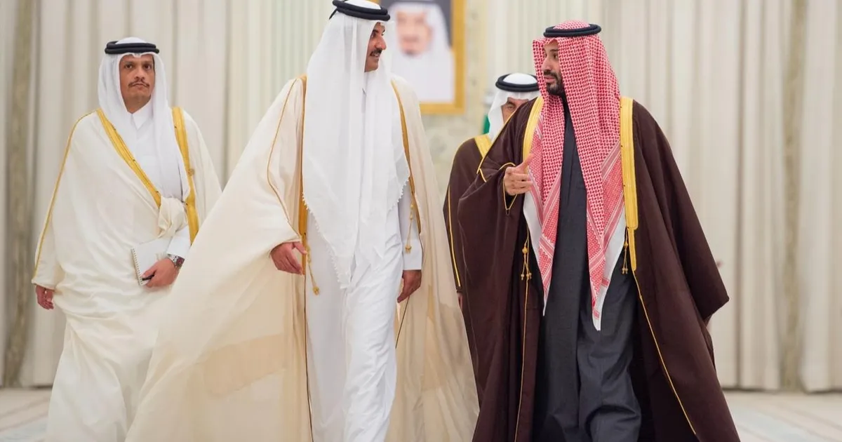 ولي العهد السعودي وأمير قطر يرأسان “مجلس التنسيق” المشترك