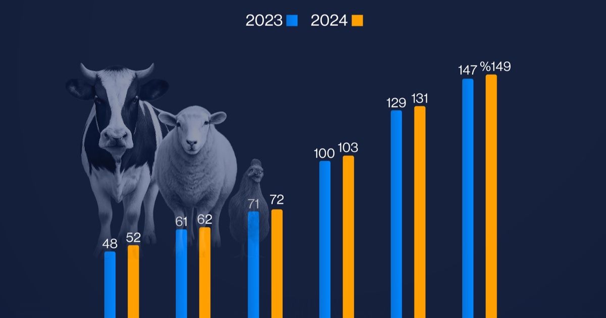 إنفوغراف: السعودية تعزز اكتفاءها الذاتي من المنتجات الحيوانية