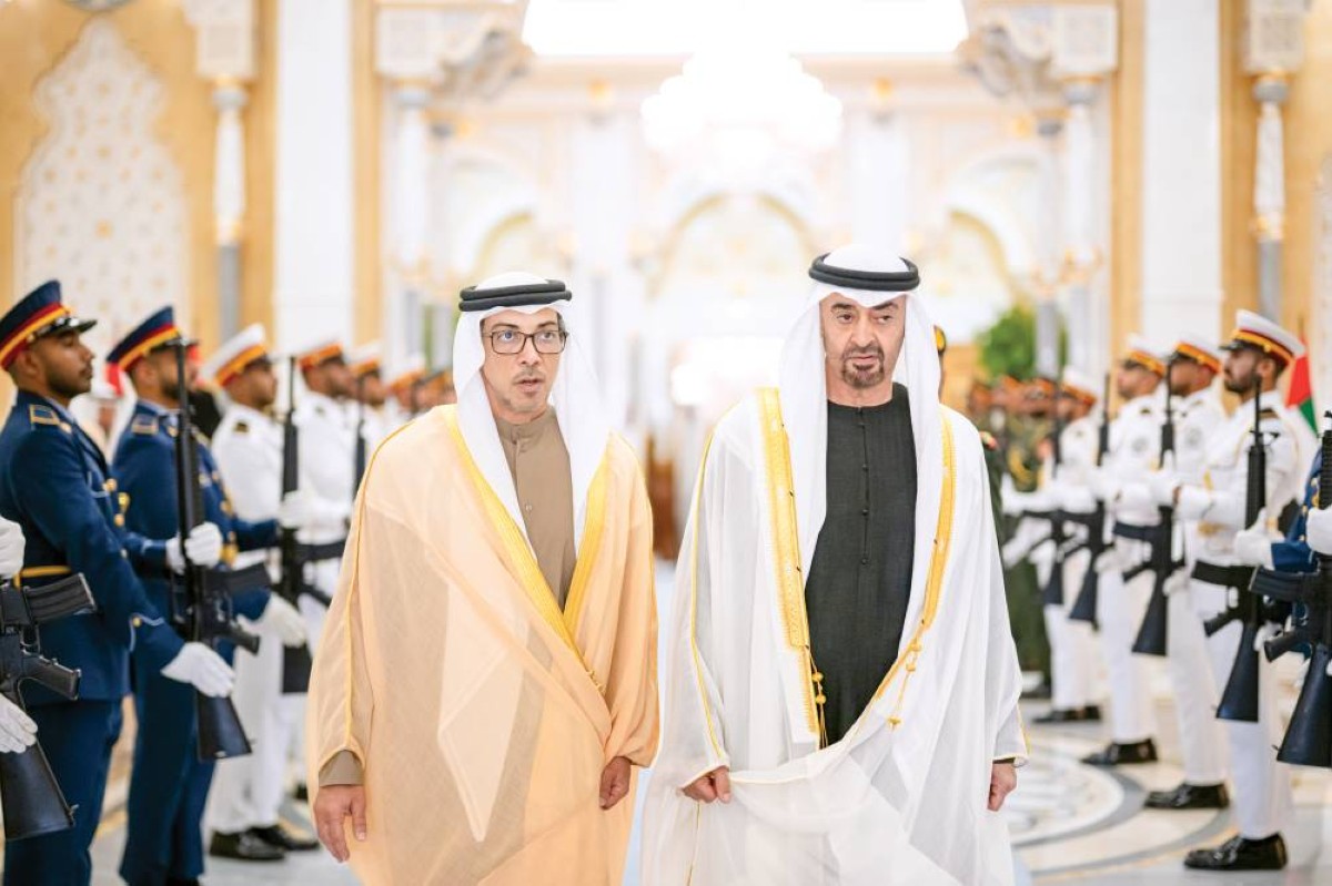 محمد بن زايد ومنصور بن زايد