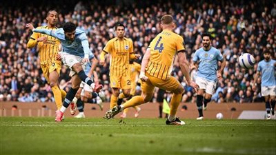 تشكيل مانشستر سيتي الرسمي ضد برايتون في الدوري الإنجليزي الممتاز