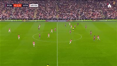 برشلونة ضد أتلتيك بيلباو.. انطلاق الشوط الثاني من مباراة برشلونة وأتلتيك بلباو في كأس السوبر الإسباني