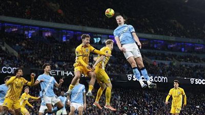 ملخص أهداف ونتيجة مباراة مانشستر سيتي وبرايتون في الدوري الإنجليزي الممتاز