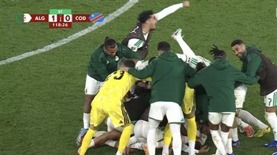هدف عادل بولبينة في مباراة منتخب الجزائر والكونغو الديمقراطية في ثمن نهائي كأس أمم أفريقيا