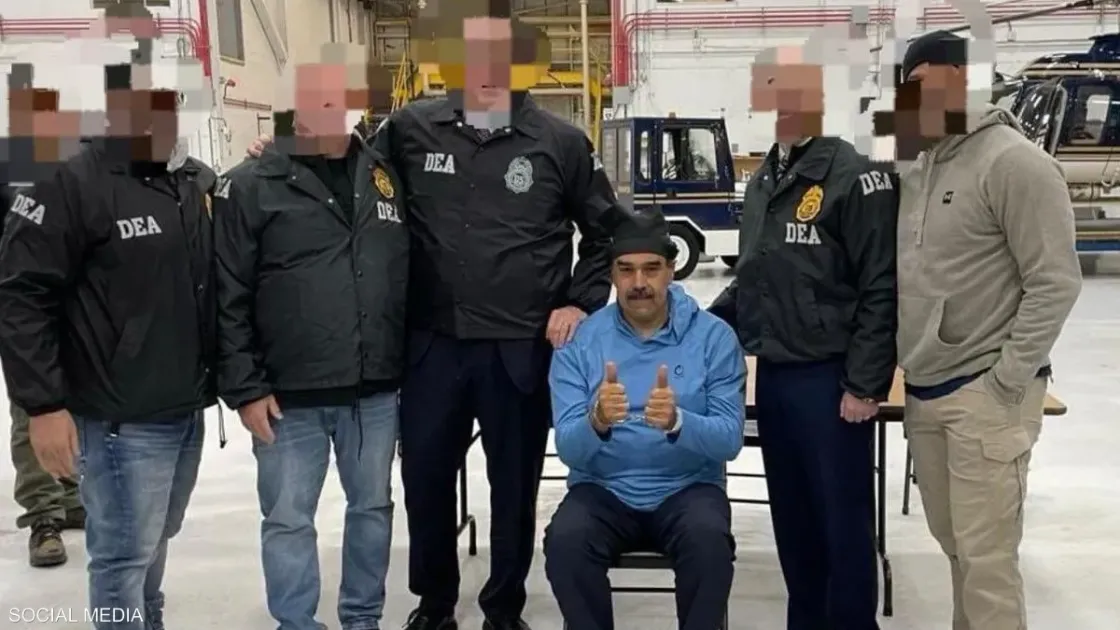مادورو يظهر مقيداً داخل إدارة مكافحة المخدرات في نيويورك (فيديو)