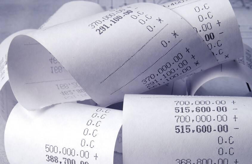 إيصالات ورقية خالية من المواد الكيماوية الخطرة