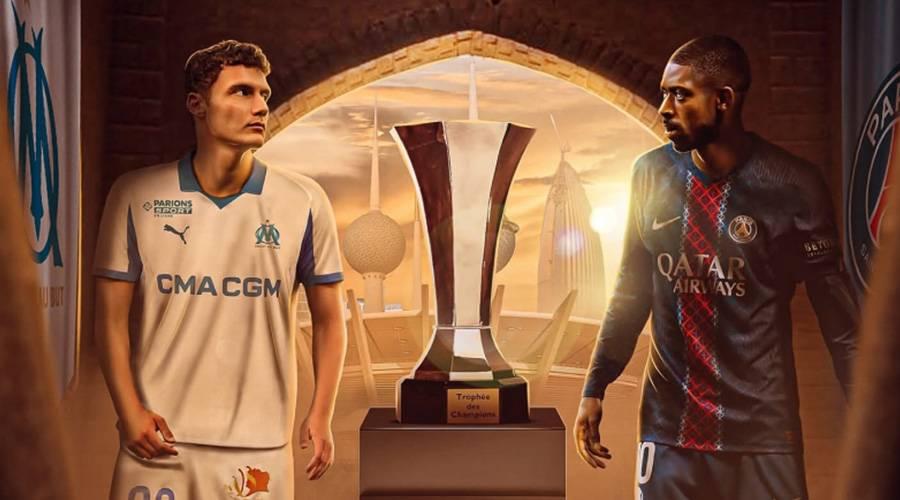 موعد مباراة باريس سان جيرمان ومارسيليا على لقب السوبر الفرنسي والقناة الناقلة