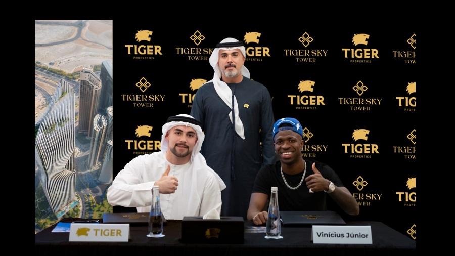 نجم الكرة البرازيلي فينيسيوس جونيور يقتني بنتهاوس فاخراً من تايجر العقارية في دبي