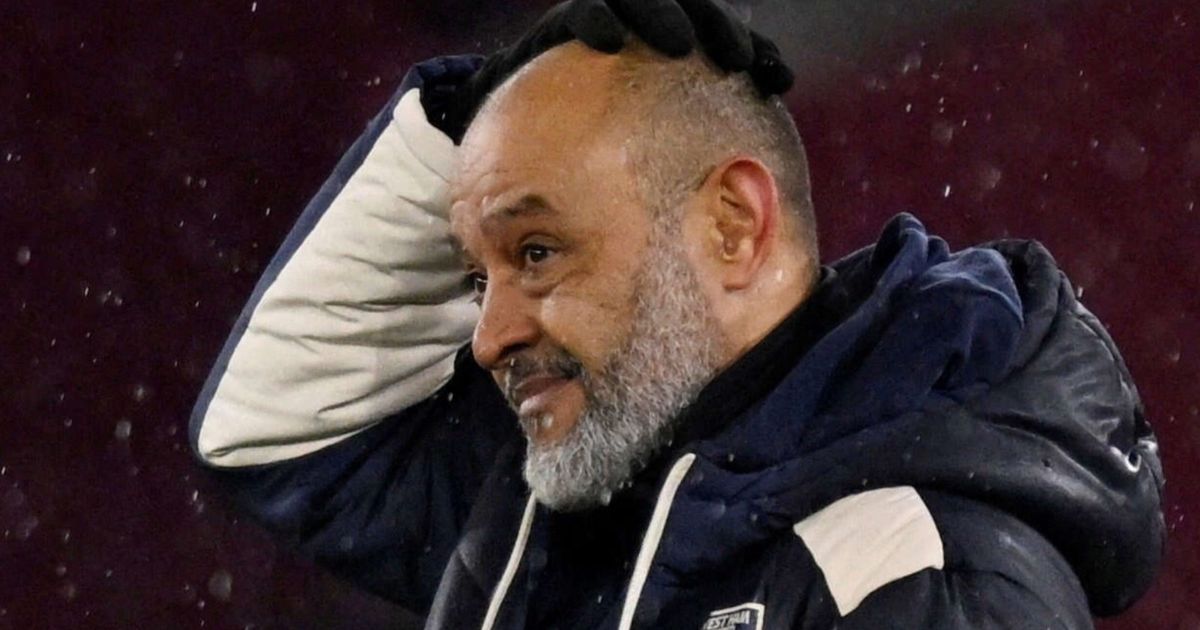 نونو سانتو على حافة الإقالة بعد سقوط وست هام أمام نوتنغهام