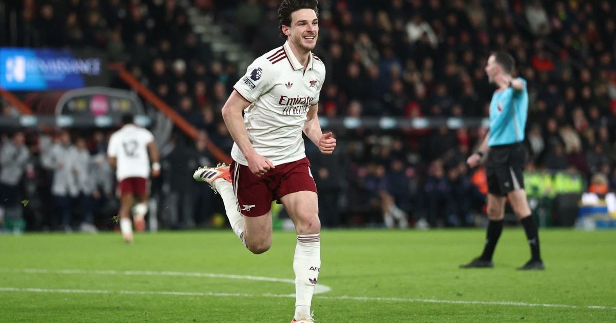 أرسنال ينتفض بثنائية رايس ليفوز على بورنموث