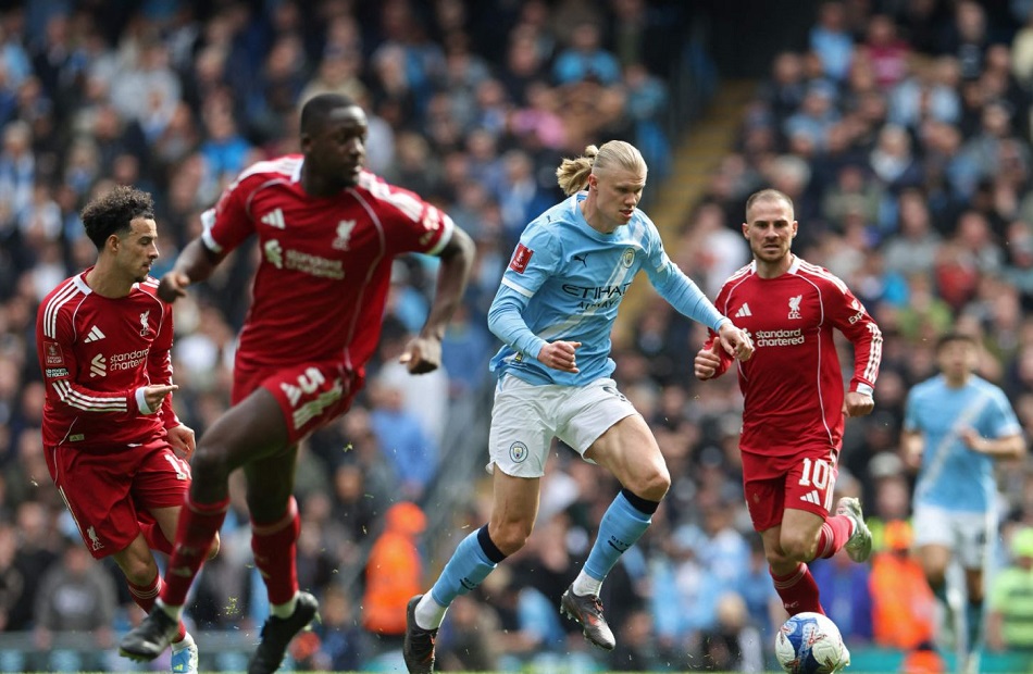 مانشستر سيتي يكتسح ليفربول برباعية ويبلغ نصف نهائي كأس الاتحاد الإنجليزي