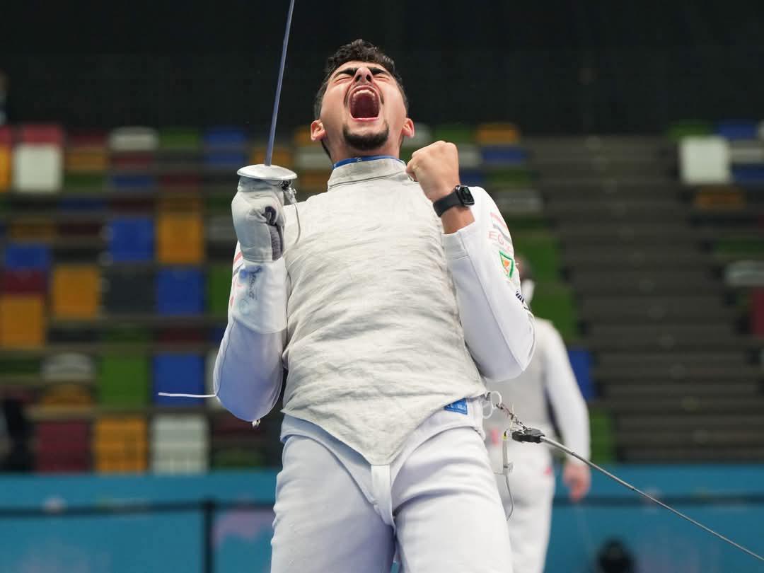 عبدالرحمن طلبة يتألق ويحصد فضية بطولة العالم لسلاح الشيش في ريو