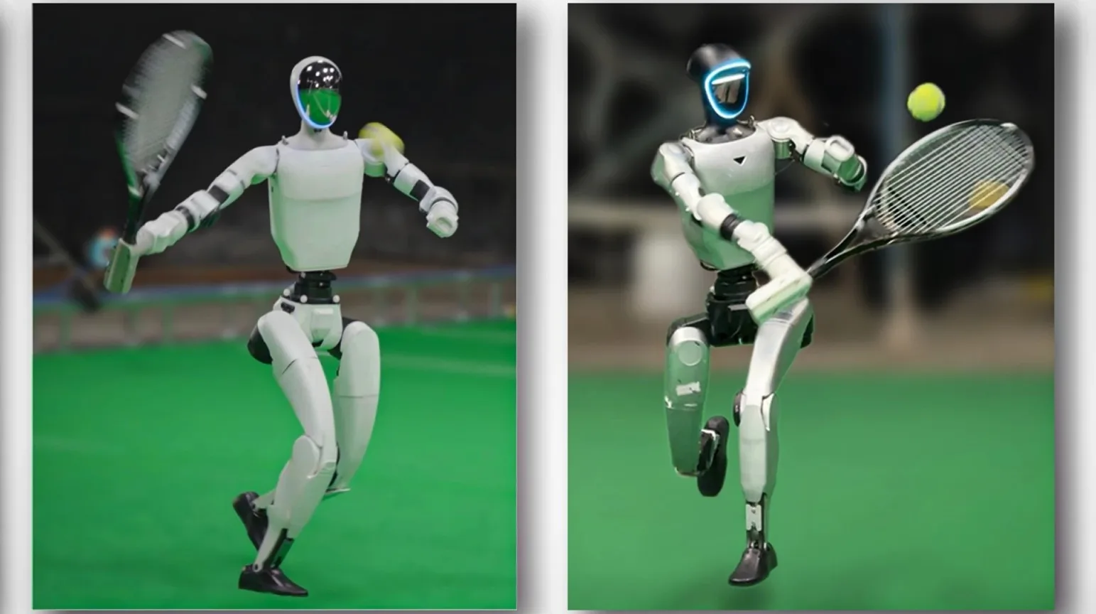 روبوت صيني يحقق إنجازاً مذهلاً بتعلم لعب التنس في 5 ساعات فقط