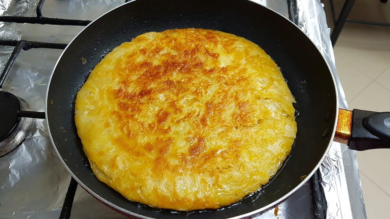 الفطير المشلتت في الطاسة سر المذاق الفلاحي الأصيل بدون فرن