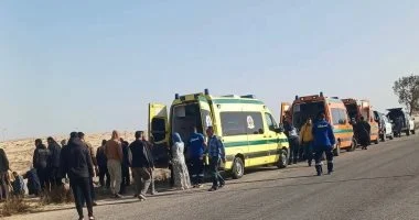 إصابة 3 أطفال في حادث تصادم على طريق المنصورة بالدقهلية