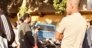 إصابة 5 أشخاص في حادث تصادم بمدينة نجع حمادي في قنا