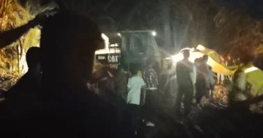 الحماية المدنية بجنوب سيناء تسيطر على حريق مزارع بمنطقة مصيعد في طور سيناء