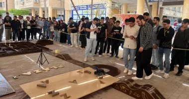 انطلاق مسابقة الروبوتات الثانية بكلية الهندسة في جامعة المنصورة