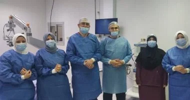 رمد كفر الشيخ تجري جراحة دقيقة لإنقاذ مريض من فقدان البصر