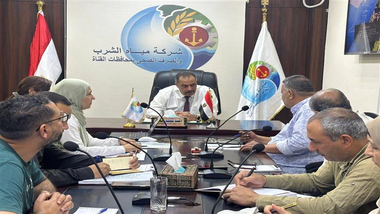 شركة المياه تتابع جاهزية مشروعات حياة كريمة بالقنطرة غرب وأبوصوير