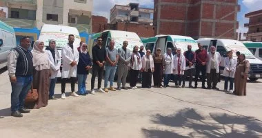 صحة الإسماعيلية تنظم قافلة طبية مجانية بقرية بدران في التل الكبير