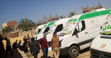 صحة الإسماعيلية توقع الكشف الطبي على 1133 مواطناً بقرية الخفيج