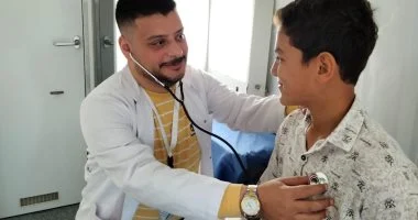 صحة كفر الشيخ تنظم قافلة طبية مجانية بقرية 78 بالحامول