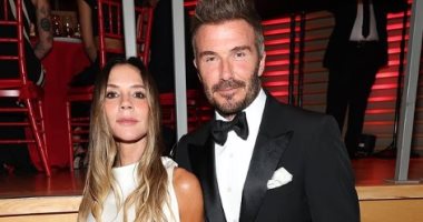 فيكتوريا بيكهام وديفيد يتألقان بفستان أبيض حريري في حفل TIME100 الخيري