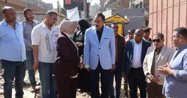 محافظ سوهاج يتفقد أعمال تطوير شارع المحطة ويوجه بالالتزام بالجدول الزمني