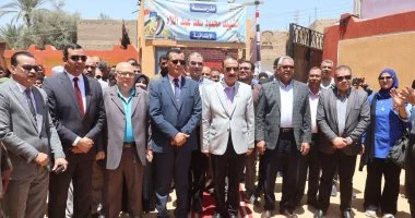 محافظ سوهاج يفتتح مدرسة الشهيد محمود سعد بمركز جرجا