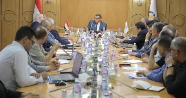 محافظ قنا يبحث إنجازات برنامج التنمية المحلية بصعيد مصر