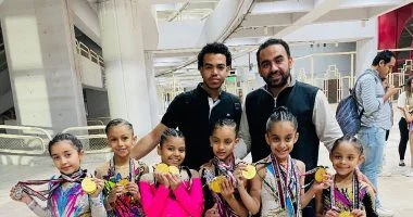 6 لاعبات من الأقصر يحصدن ذهبية بطولة الجمهورية لجمباز الأيروبيك