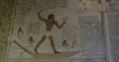 آثار المنيا تفتح مقبرة مرى رع الثاني بتل العمارنة أمام الزوار