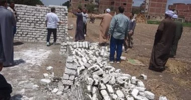 إزالة 55 حالة تعدٍ على الأراضي الزراعية بالشرقية