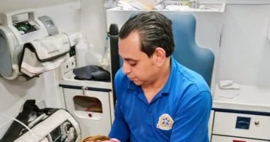 إسعاف المنيا ينجح في توليد سيدة أثناء نقلها للمستشفى