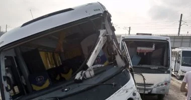 إصابة 18 عاملاً في انقلاب أتوبيس بمنطقة نبق بشرم الشيخ