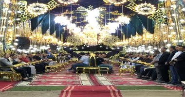 إقامة عزاء خالة محمد الشناوي بمدينة المحلة الكبرى في الغربية