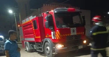 الحماية المدنية بقنا تسيطر على حريق بمنزل في قرية الحرازات بنقادة