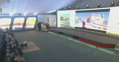 السيسي يفتتح 4 مشروعات جديدة عبر الفيديو كونفرانس باحتفالية عيد العمال