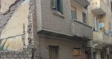 انهيار جزء من عقار مهجور بدمنهور دون إصابات