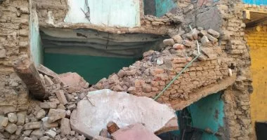انهيار منزل بقرية الرئيسية في نجع حمادي دون إصابات