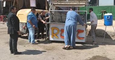 تحرير 62 محضر إشغال وإزالة تعديات في مراكز ومدن المنوفية