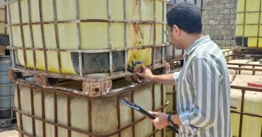 تموين الغربية يضبط مواد بترولية وسلعاً مجهولة المصدر بمراكز المحافظة