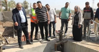 تنفيذ 95% من محطة مياه الأشمونين بملوي في المنيا